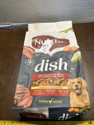 nutrish dog food 3.75lbs exp05/26