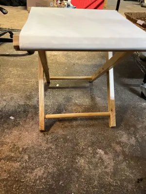 table? outside chair?