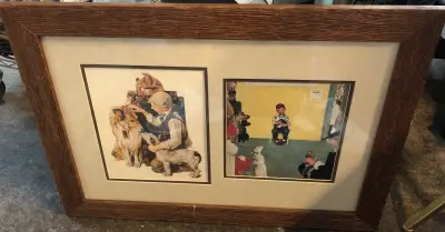 Wooden framed images