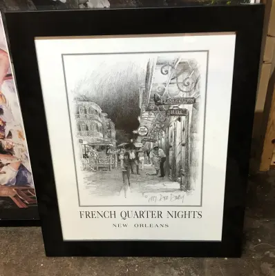 Custom framed image