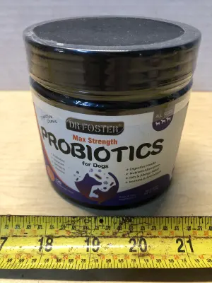 120 chews max strength probiotics for dogs exp:9/27