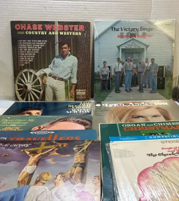assorted records whole albums