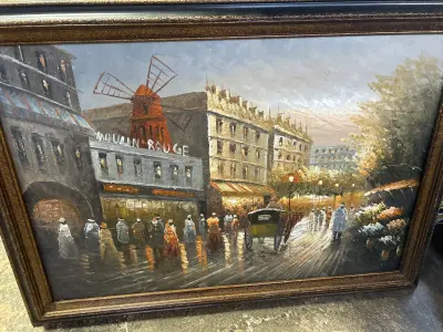 painting needs frame back
