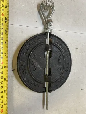 6 inch cast iron damper