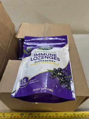 8 packs of elderberry immune lozenges