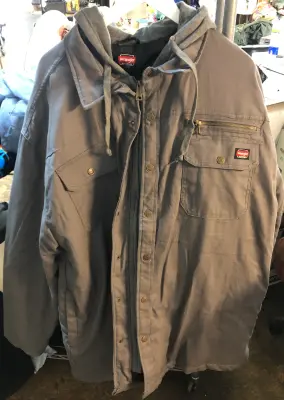 Wrangler workwear 3XL lined hooded jacket