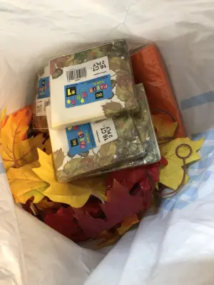 Bag of fall napkins