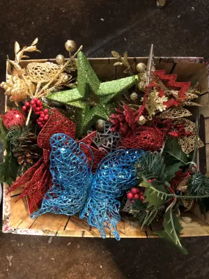 Box of ornaments