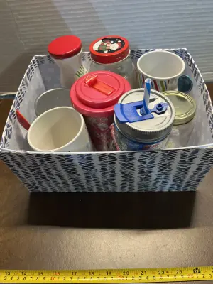 lot of glass ware