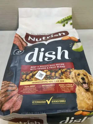 2 3.75 lbs nutrish dog food