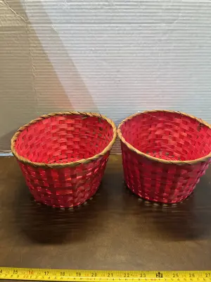 2ct wicker baskets