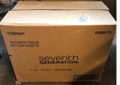 60 rolls seventh generation toilet paper