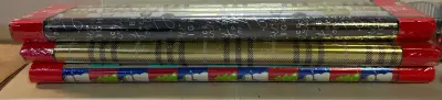 3 3 packs of 75 sq foot wrapping paper
