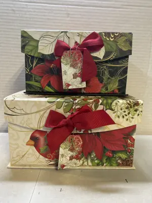 2 christmas boxes