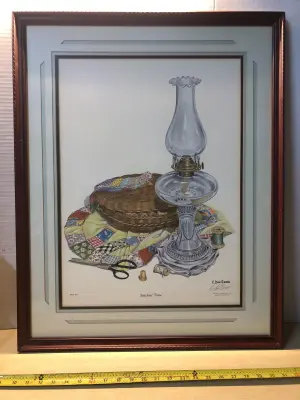 Hand signed Don Ensor limited edition print