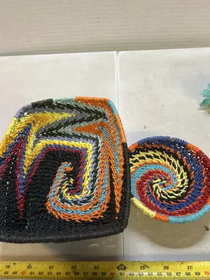 2 small baskets