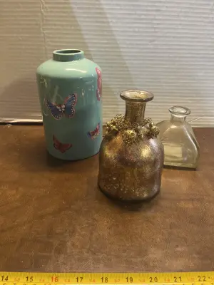 3ct decorative vases