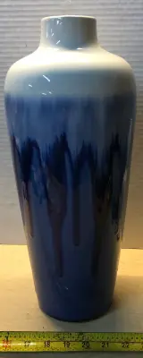 Blue home accent vase