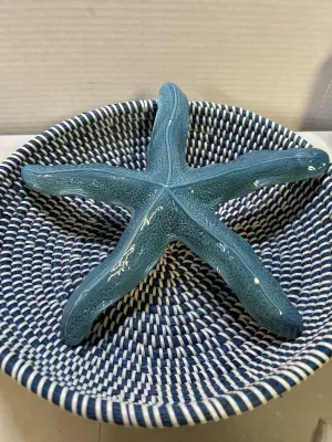 decorative starfish and bowl