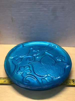 4pc glass decorative plates