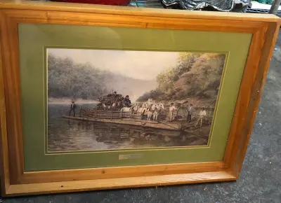 Kentucky history painting  Burnside-Monticello Run Billie Young