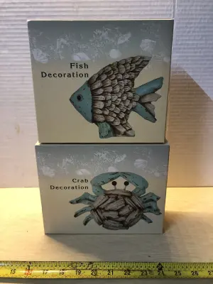 Decorative fish, decorative crab home decor