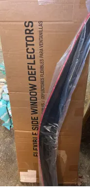 flexible, side window deflectors