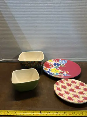 2ct plates , 2ct bowls
