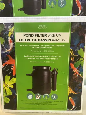 pond filter with UV