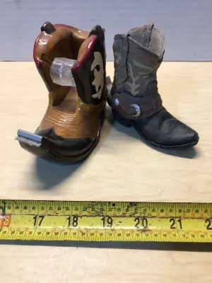 Boot paper weight boot tape dispenser