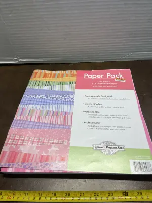 102sheets 12x 12 paper pack