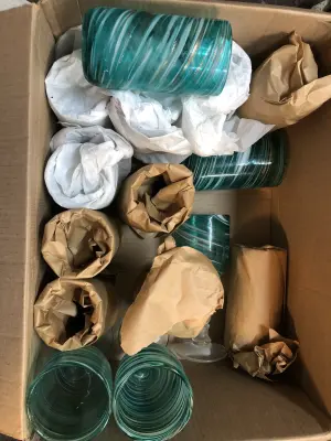 15pc glass set