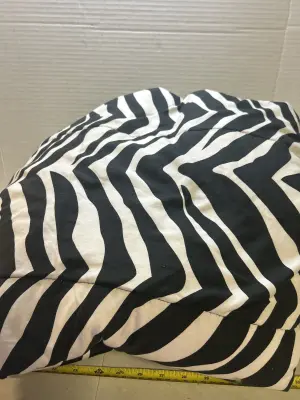 zebra comforter unknown size