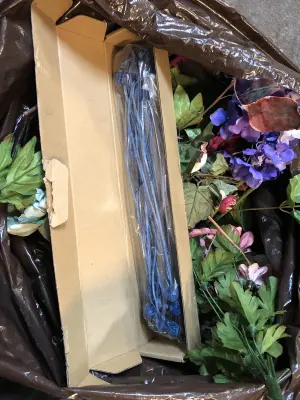 Bag of artificial flowers