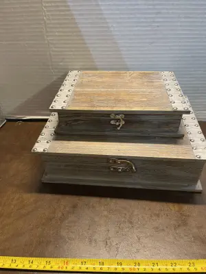 2ct decorative lock box