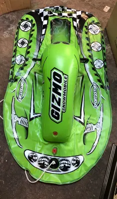 Inflatable snowmobile