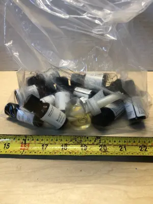 Bag of assorted essential oils