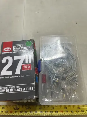 27 inch bicycle inner tube and small kit unknown