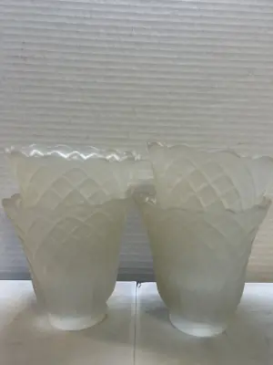 4 glass light covers