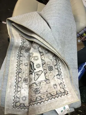 Unknown size area rug