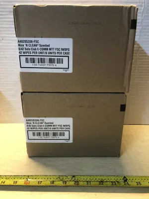 2 boxes 8packs each nice and clean wipes