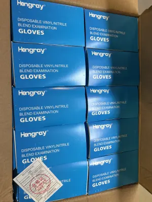 box of disposable gloves medium