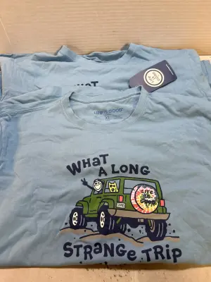 2 LIFE IS GOOD tshirts XL
