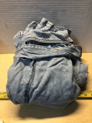 Size medium long jean jacket