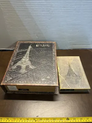 2ct small & large magnet decorative boxes