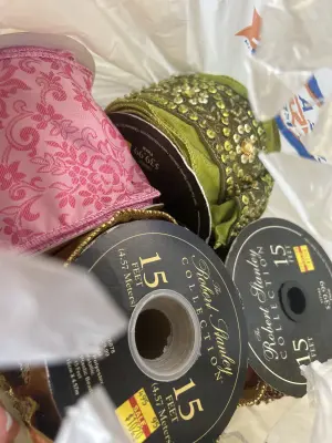 bag of ribbon