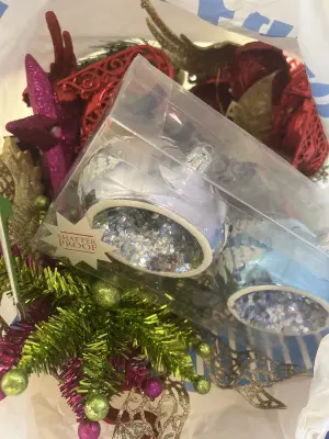 bag of ornaments