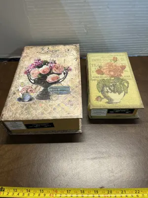 2ct decorative magnetic book box’s