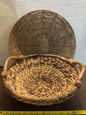 2ct wicker baskets