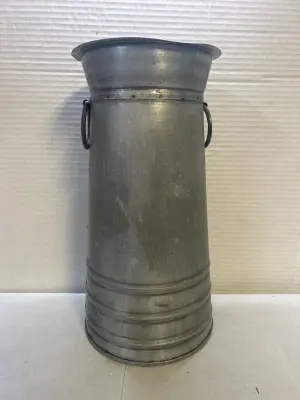 decorative metal vase
